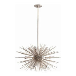 Zanadoo Chandelier - Nickel - Clayton Gray Home - Chandeliers