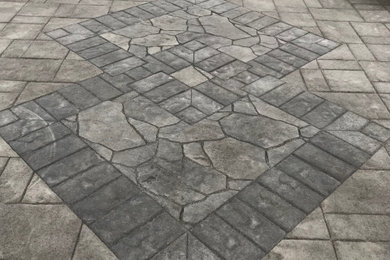 Inspiration for a transitional patio remodel in Other