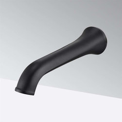 Bathselect Commercial Matte Black Automatic Wall Mount Motion Sensor Faucet - Showerheads And Body Sprays