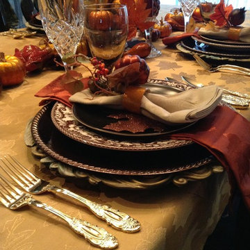 A Warm Fall/Thanksgiving Place Setting