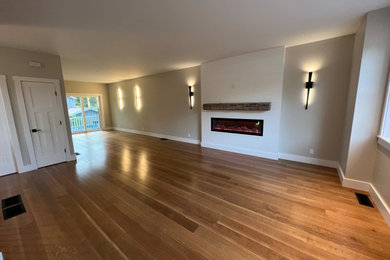Living room - living room idea in Boston