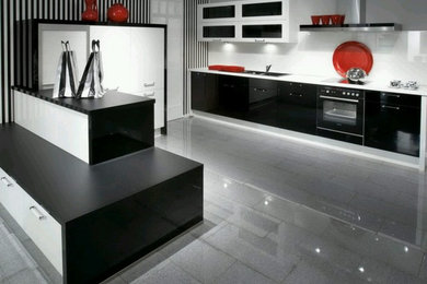 Arts and crafts kitchen photo in Other