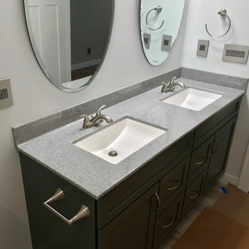 New Construction Kewanee IL MSI Quartz Koch & Dura Supreme Painted Cabinets
