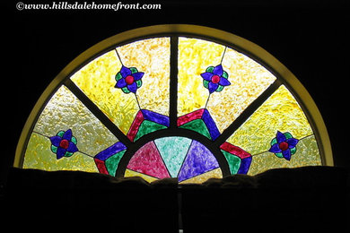 Faux Stained Glass Window