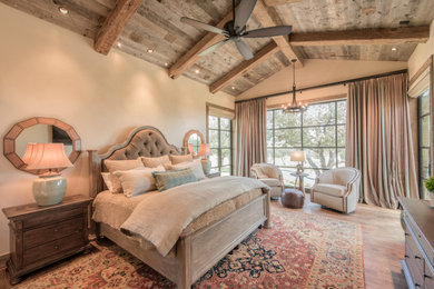 Bedroom - contemporary bedroom idea in Austin