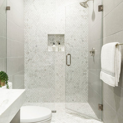 Home design - small transitional home design idea in Phoenix