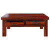 Cheverly Modern Style Solid Wood 3 Piece Coffee Table Set With Storage