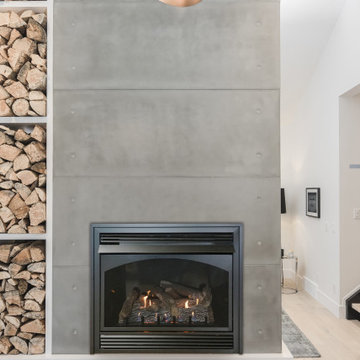 Traditional Vent-Free Fireplace in Modern Living Room - White Mountain Hearth