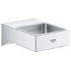 Grohe 40 865 Selection Cube Wall Mounted Soap Dish - Starlight Chrome