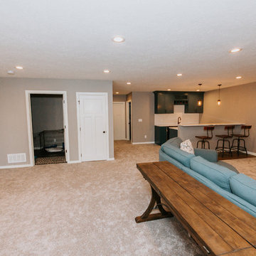 Placid Lake Transitional Basement Remodel