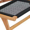 vidaXL Deckchair Patio Lounge Chair with Footrest Sunlounger Solid Teak Wood