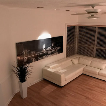 105" x 35" Inkjet Print & Gallery Acrylic Facemount w/ aluminum cleat back frame
