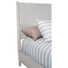 Alpine Furniture Flynn Mid Century Modern Wood Full Size Panel Bed in Gray
