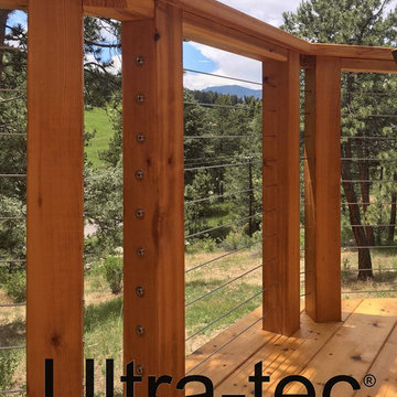 Deck Railing With Wood Posts