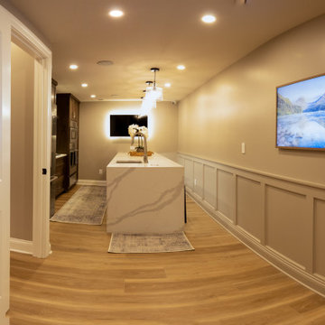 Finished Basement — Bar & Home Theater