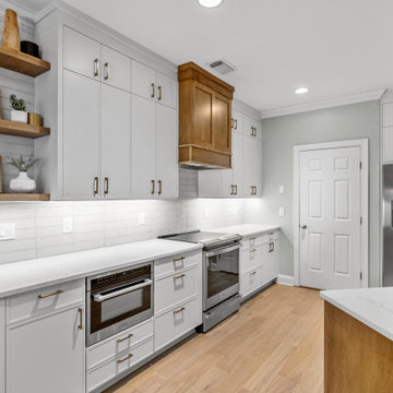 Transitional Kitchen Remodel Done With New Cabinets