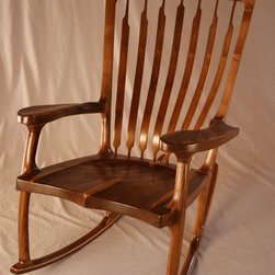 Walnut Rocker - Rocking Chairs