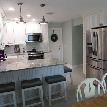 Ponce Inlet Coastal Contemporary Kitchen Remodel