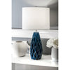 Taylor Ceramic Linen Shade Table Lamp, 25"