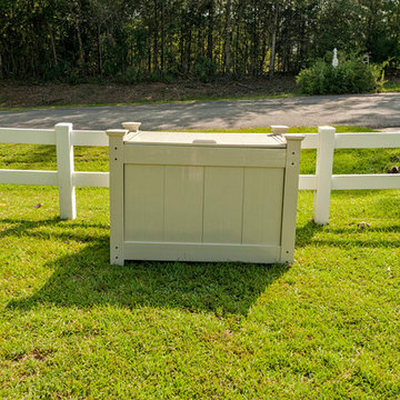 OUTDOOR GARBAGE CAN STORAGE BINS