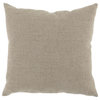 Iris 100% Linen 20 Throw Pillow in Beige by Kosas Home