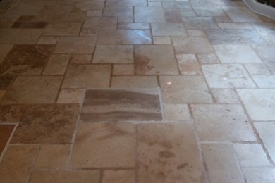 Travertine floor restoration