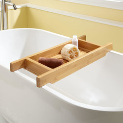 30" HANCOCK BAMBOO TUB CADDY - Shower Caddies
