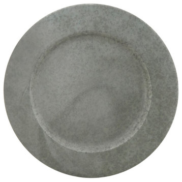 Galvanized Metal Charger Plate, Set of 4