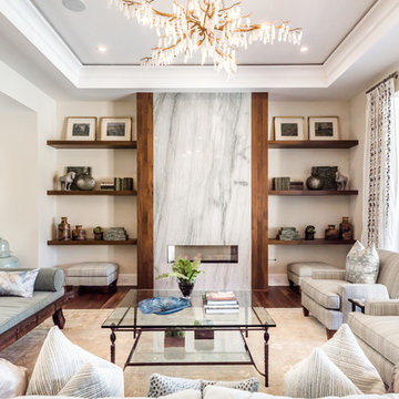 Beach Style Living Room