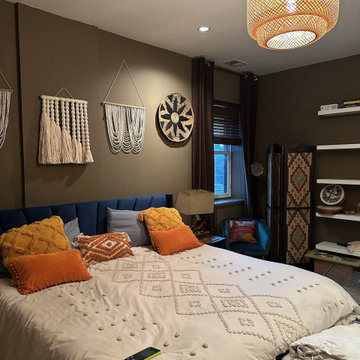 Bedroom wallpaper installation South Miami, FL