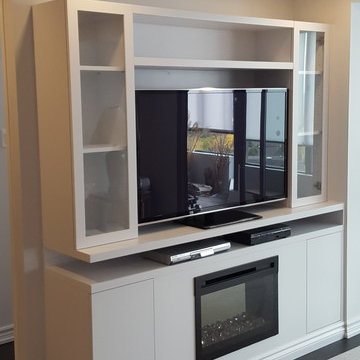 Entertainment wall unit, Liberty Village