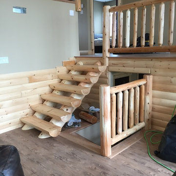 Log Railing