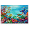 Coral Reef Area Rug, 37"x22.5"