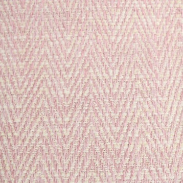 Shelby Textured Small Scale Chevron Pattern Upholstery Fabric, Rosequartz