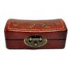 Leather Butterfly Pillow Box Red