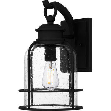 Quoizel BWE8408 Bowles 15" Tall Outdoor Wall Sconce - Earth Black