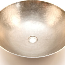 BATHROOM COPPER SINKS IN BRUSHED NICKEL - Bathroom Sinks