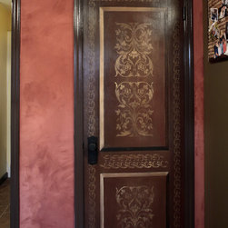 Faux Painted Doors: Distressed and Aged Wood - Interior Doors