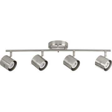 Kitson Collection Brushed Nickel 4-Head Multi-Directional Track
