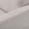 CorLiving Clara Modern Gray Twill-Like Fabric 32-in Wide Armchair