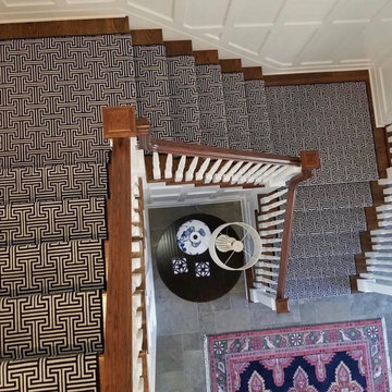 STAIR RUNNER DESIGNED BY KAREN KEMPF INTERIORS