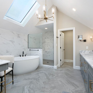 Light & Airy Contemporary Bathroom