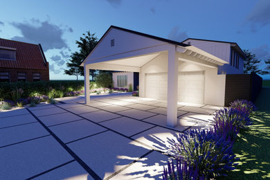 Example of an entryway design in Los Angeles