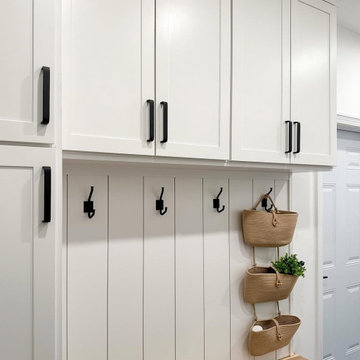 Seamless Detail in a Custom Laundry Room
