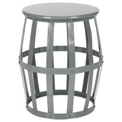 Industrial Accent And Garden Stools by ShopLadder