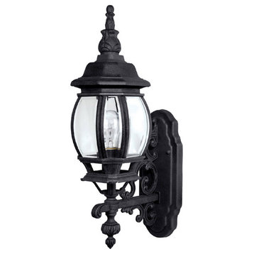 Capital Lighting 9867 French Country 19" Tall Outdoor Wall Sconce - Black
