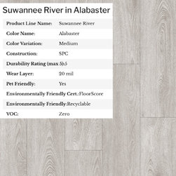LGK #8 | Proximity Mills Suwanee River Color: Alabaster - Vinyl Flooring