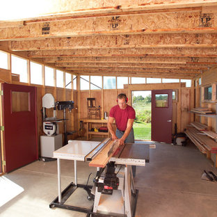 Design ideas for a modern office/studio/workshop in Minneapolis.