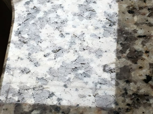 Very Pitted Granite Counter Top