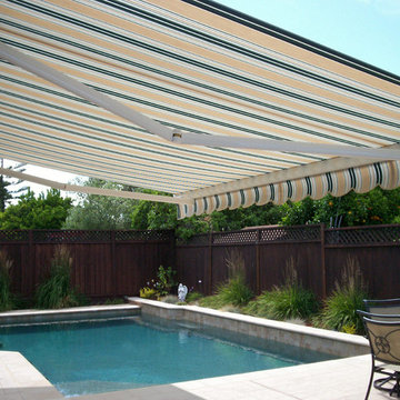 Retractable Awnings - Poolside Shading